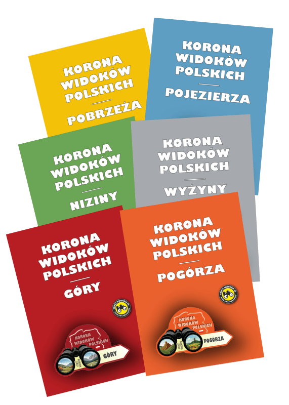 Komplet książeczek Korony Widoków Polskich